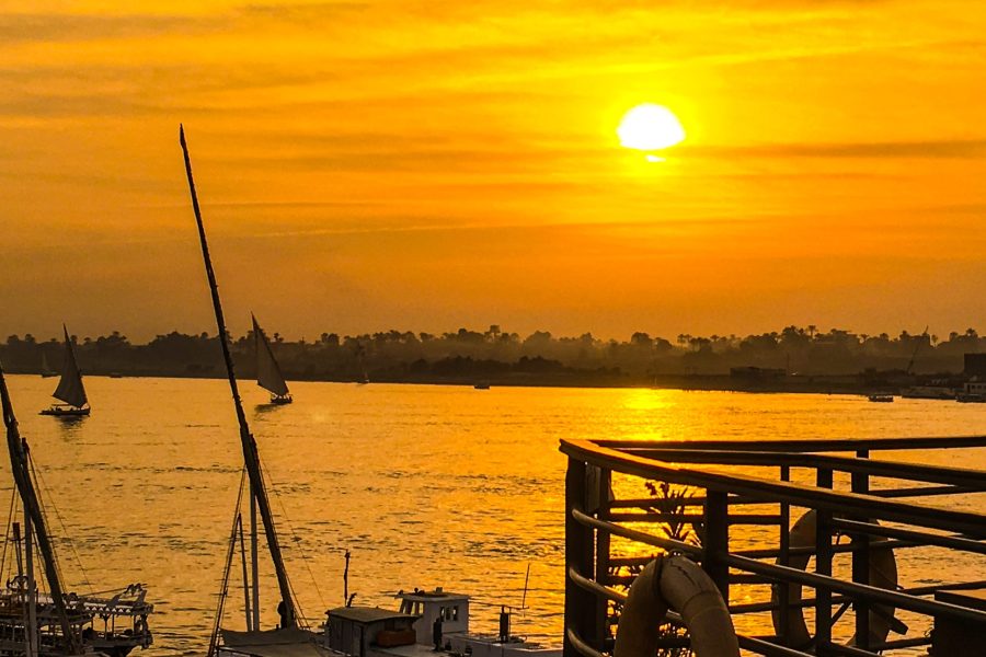 Luxor Felucca Ride at Sunset